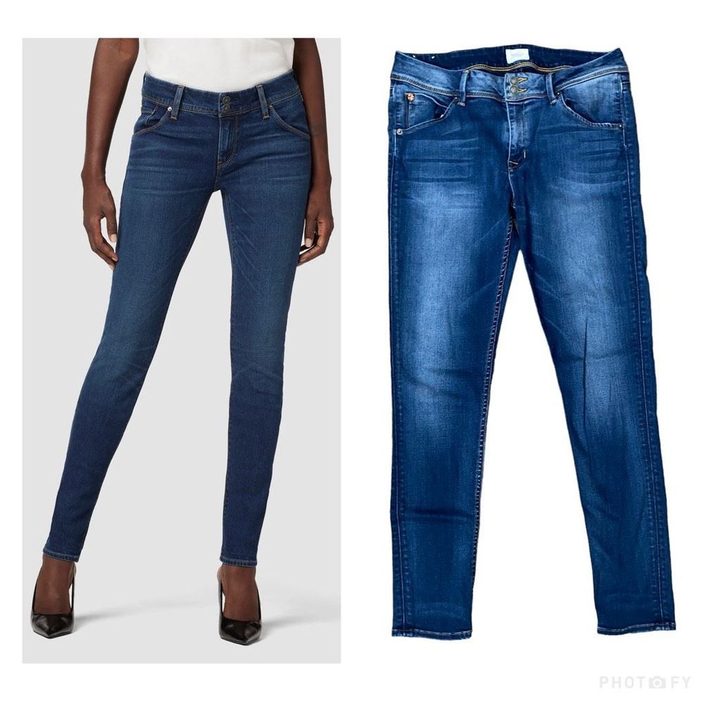 Gently Used Hudson Collin Mid-Rise Skinny Jean 30